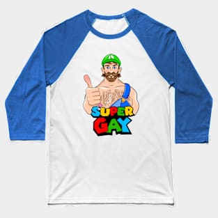 Super Gay Thumbs Up Baseball T-Shirt